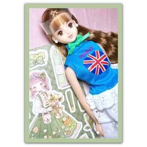 VTG Takara Japan Sweet Country Fashion Mitsuki Jenny Friend Doll British Dress